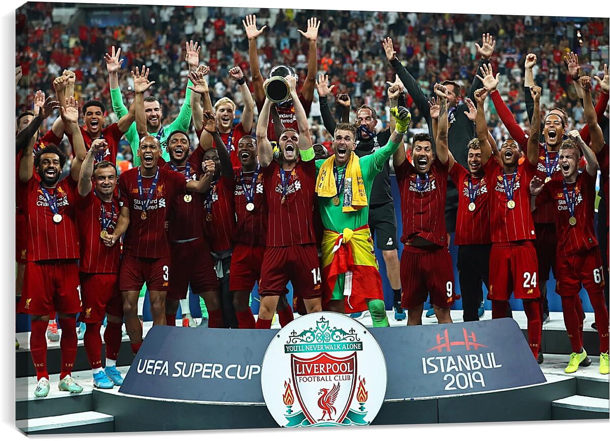 Постер и плакат - Победа в суперкубке. Ливерпуль. Liverpool