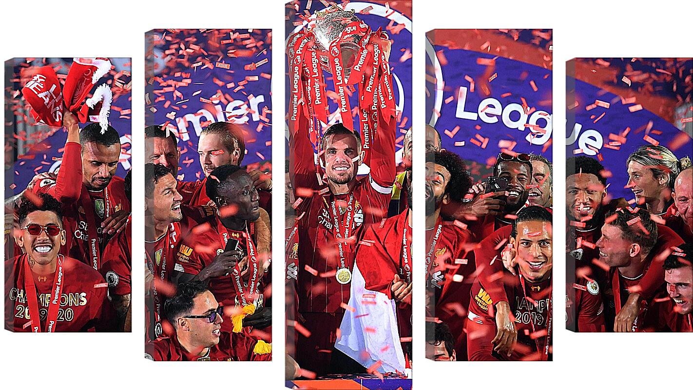 Модульная картина - Победа в АПЛ. Ливерпуль. Liverpool