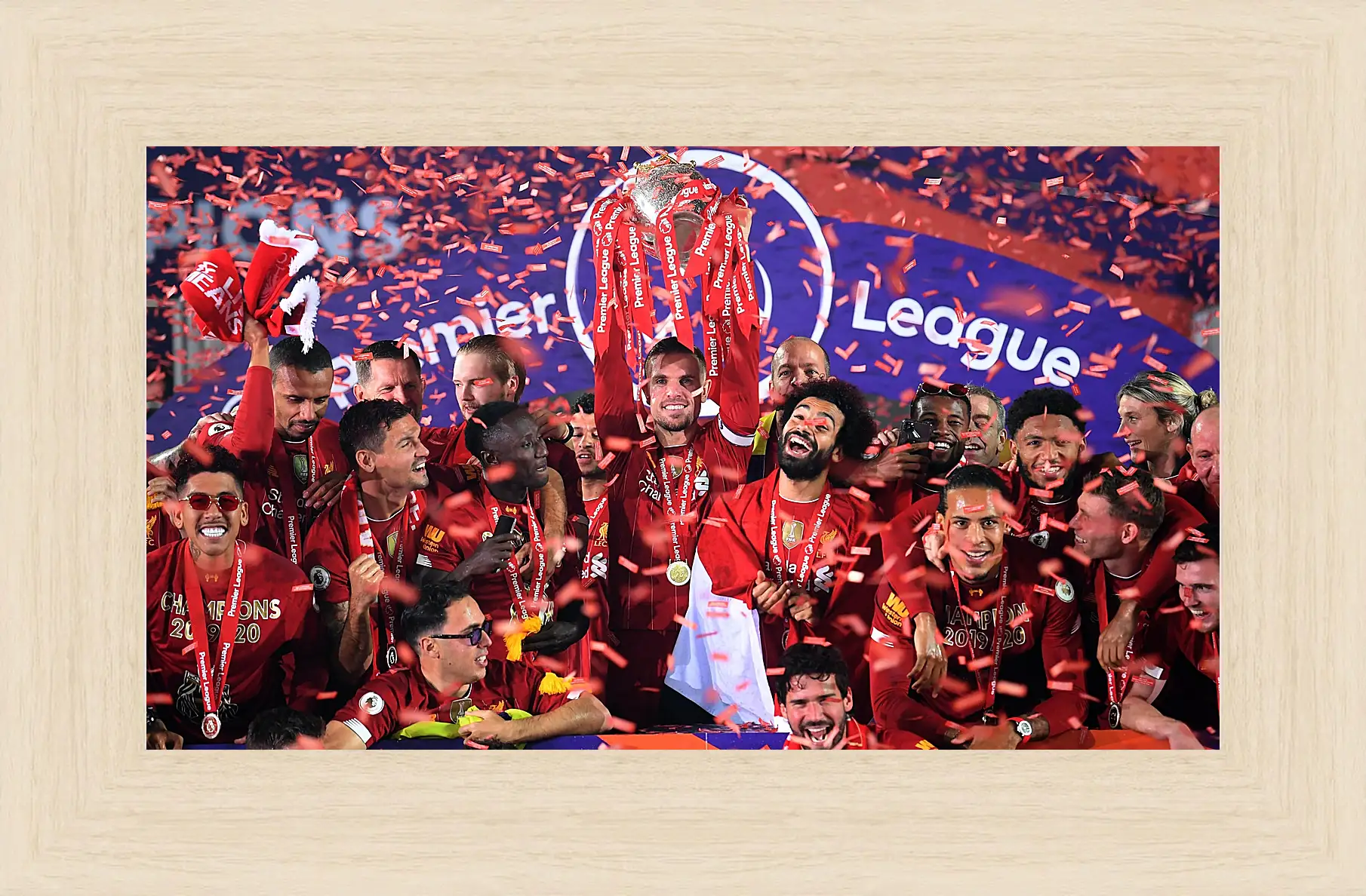 Картина в раме - Победа в АПЛ. Ливерпуль. Liverpool