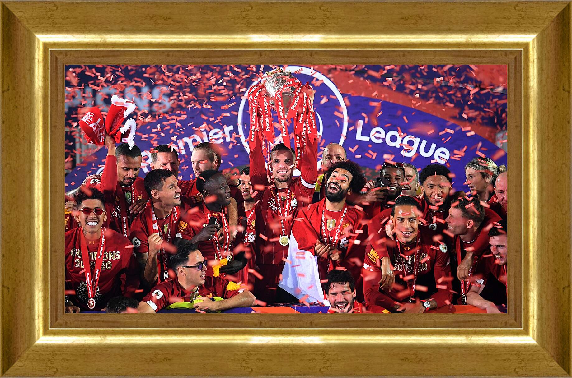 Картина в раме - Победа в АПЛ. Ливерпуль. Liverpool