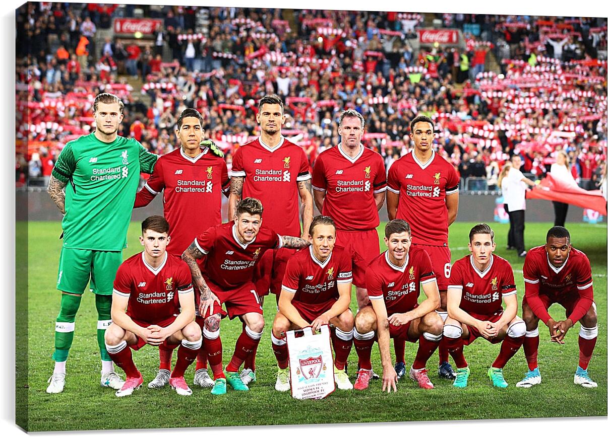 Постер и плакат - Фото перед матчем ФК Ливерпуль. FC Liverpool