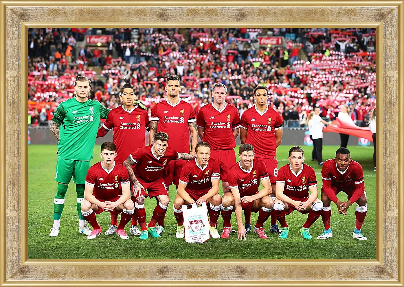 Картина в раме - Фото перед матчем ФК Ливерпуль. FC Liverpool