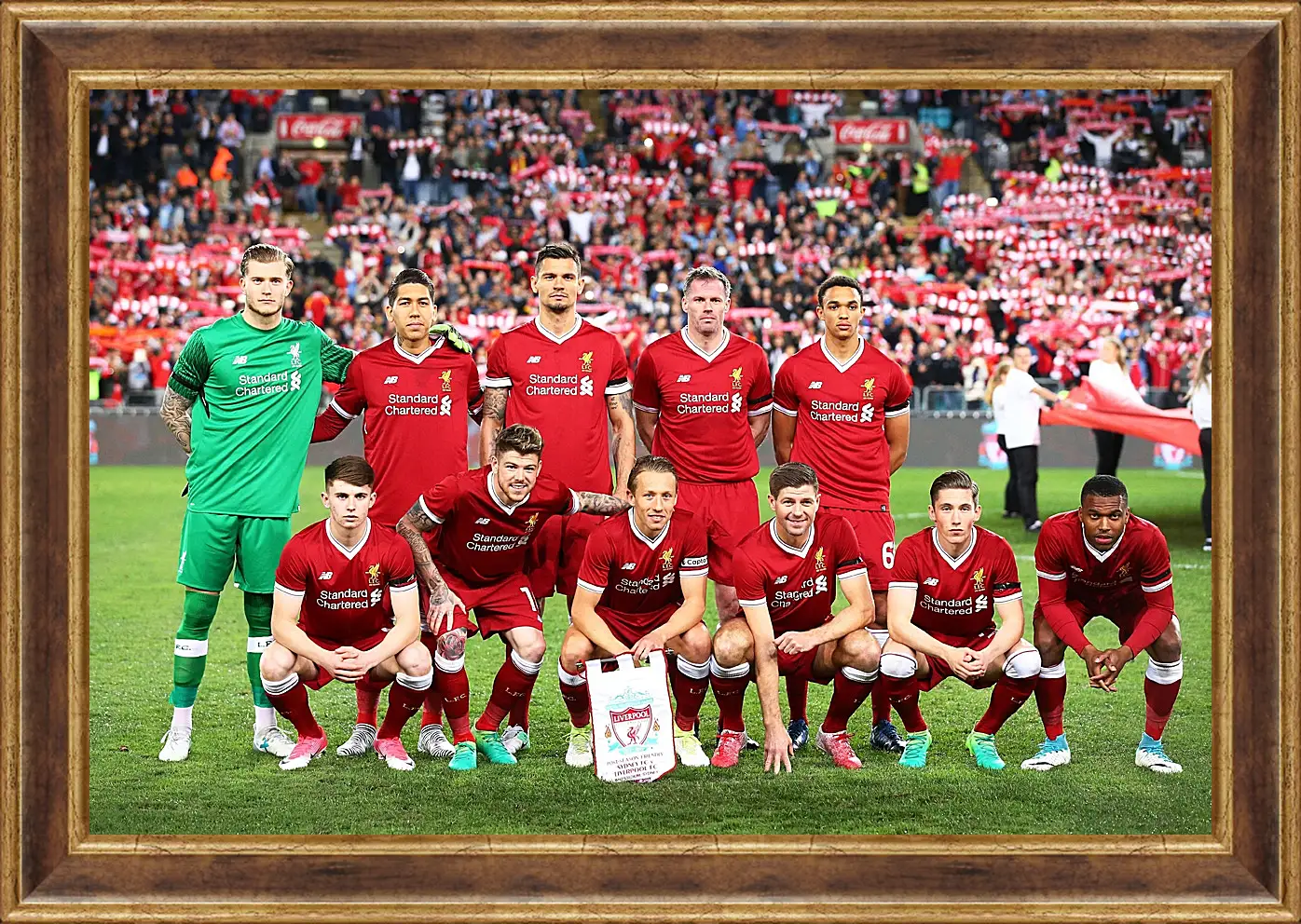 Картина в раме - Фото перед матчем ФК Ливерпуль. FC Liverpool