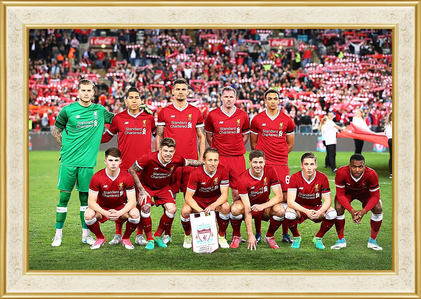 Картина в раме - Фото перед матчем ФК Ливерпуль. FC Liverpool