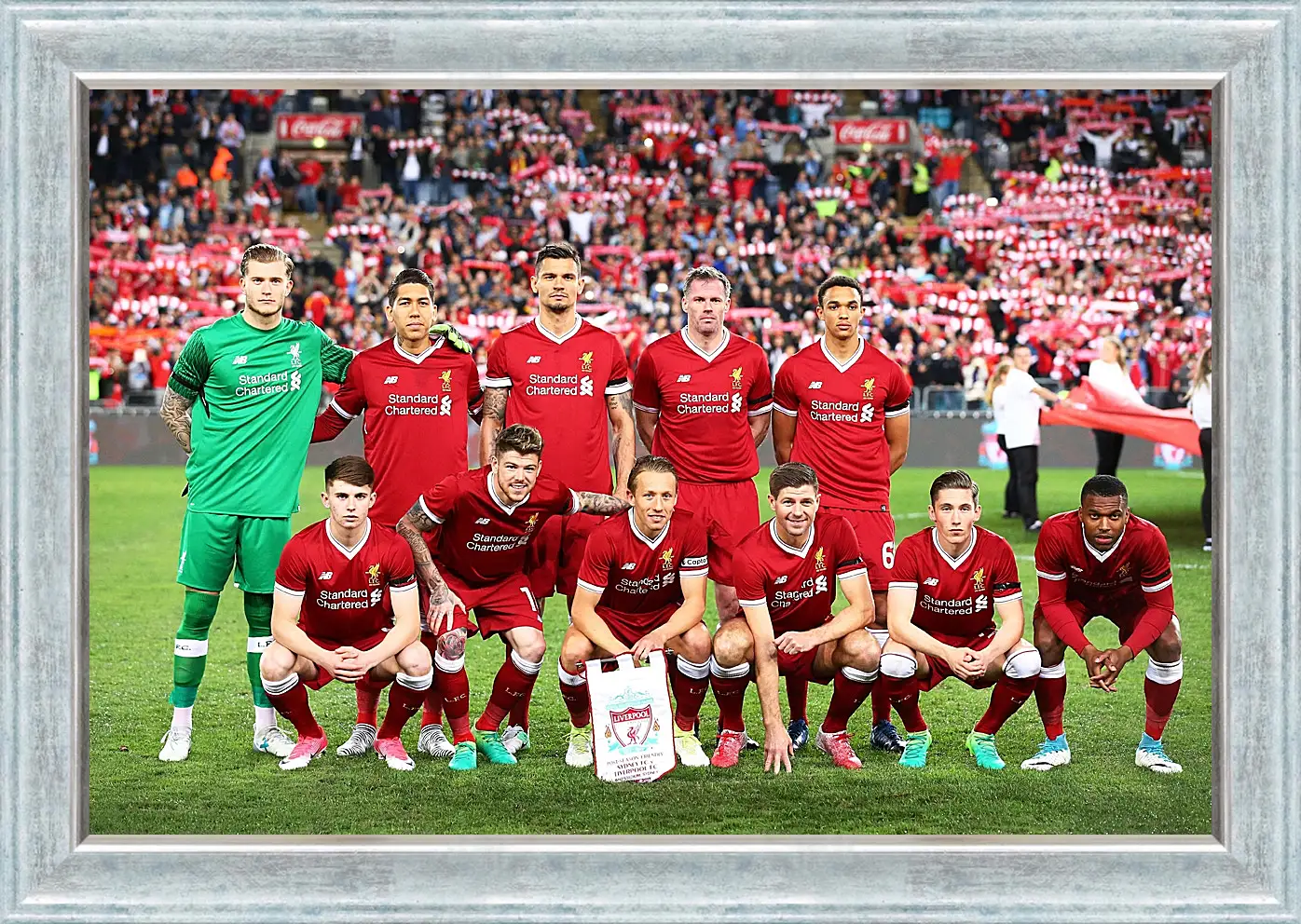 Картина в раме - Фото перед матчем ФК Ливерпуль. FC Liverpool