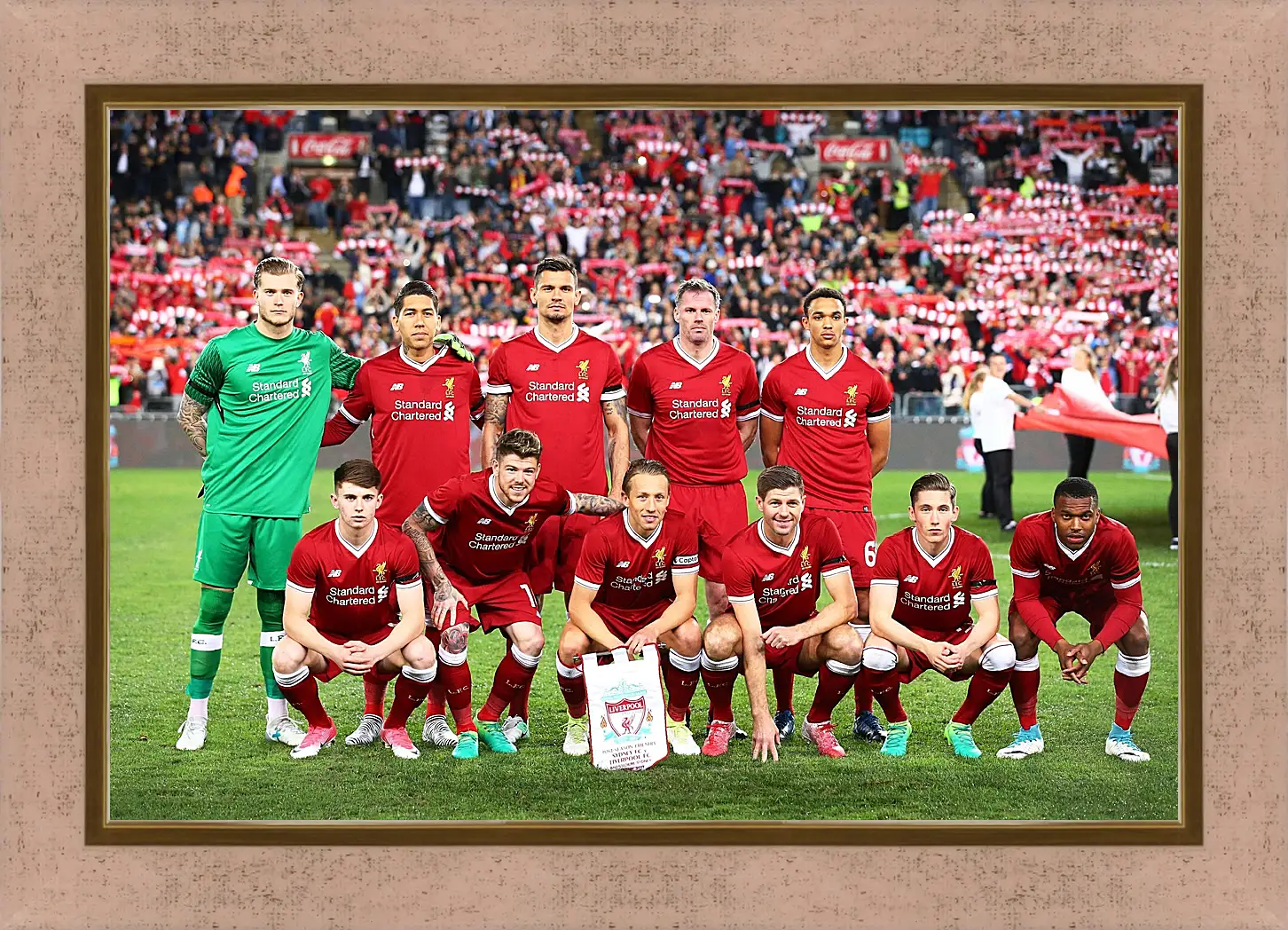 Картина в раме - Фото перед матчем ФК Ливерпуль. FC Liverpool