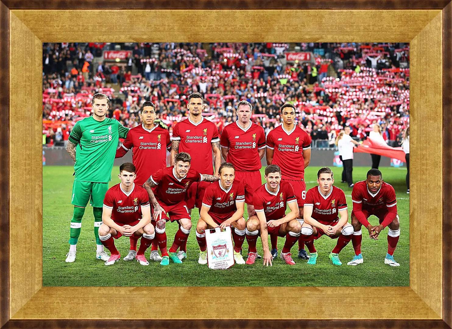 Картина в раме - Фото перед матчем ФК Ливерпуль. FC Liverpool