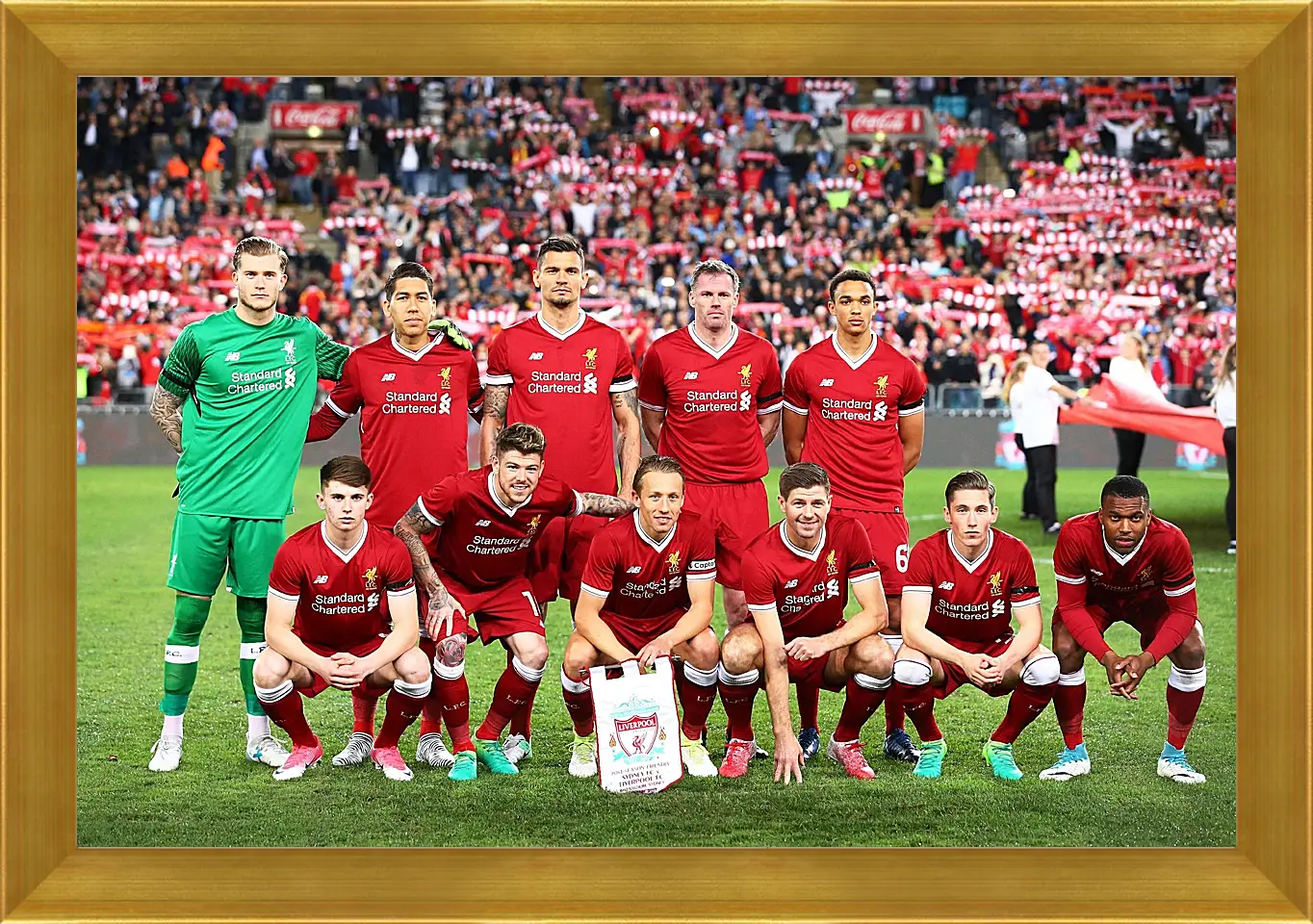 Картина в раме - Фото перед матчем ФК Ливерпуль. FC Liverpool