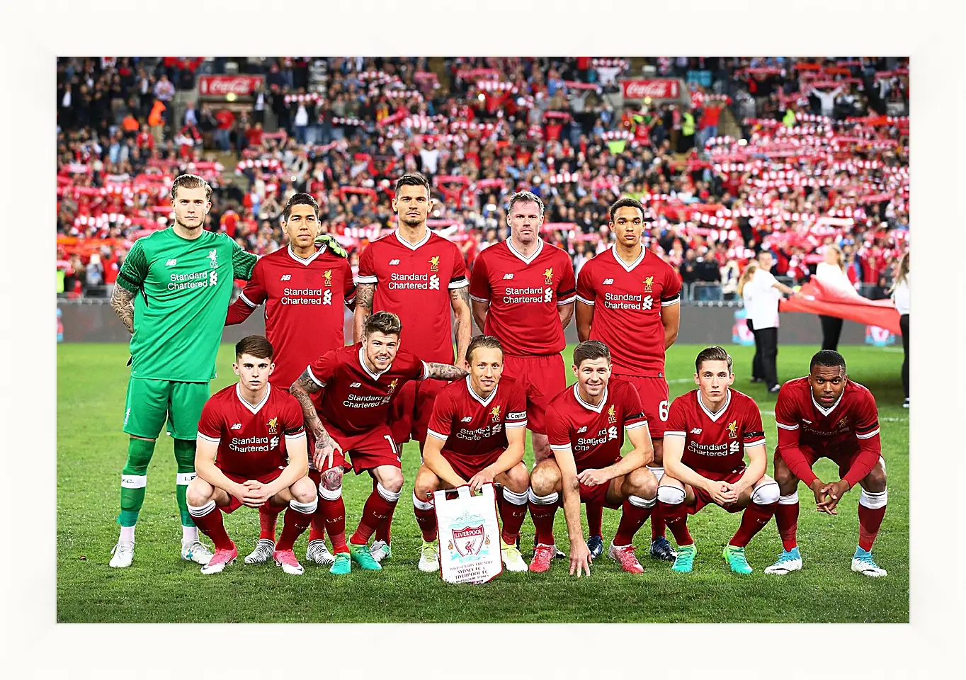 Картина в раме - Фото перед матчем ФК Ливерпуль. FC Liverpool