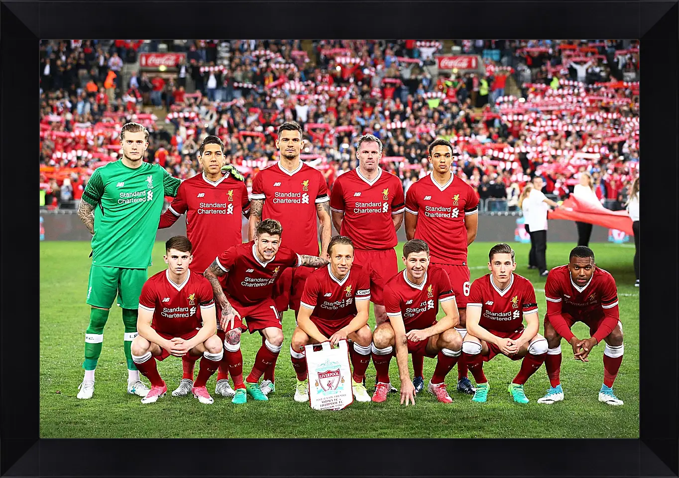 Картина в раме - Фото перед матчем ФК Ливерпуль. FC Liverpool