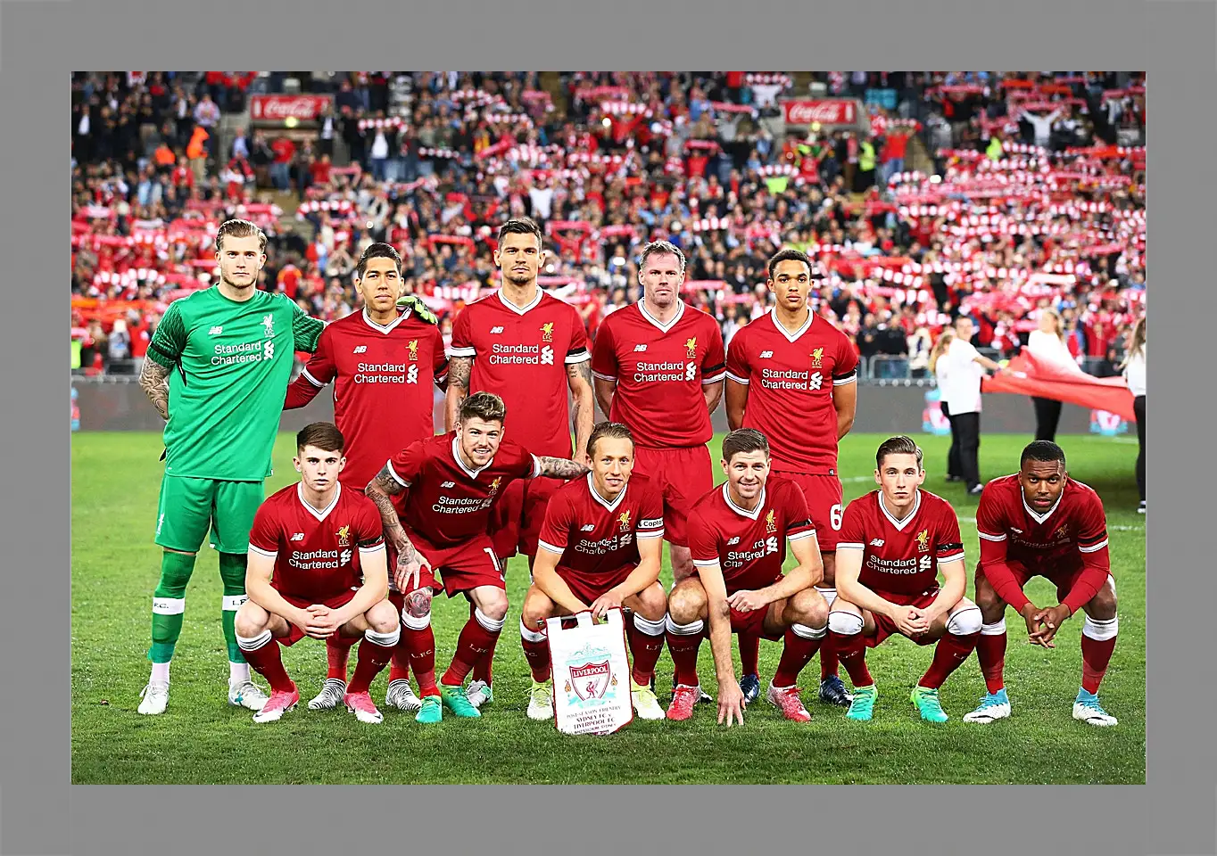 Картина в раме - Фото перед матчем ФК Ливерпуль. FC Liverpool