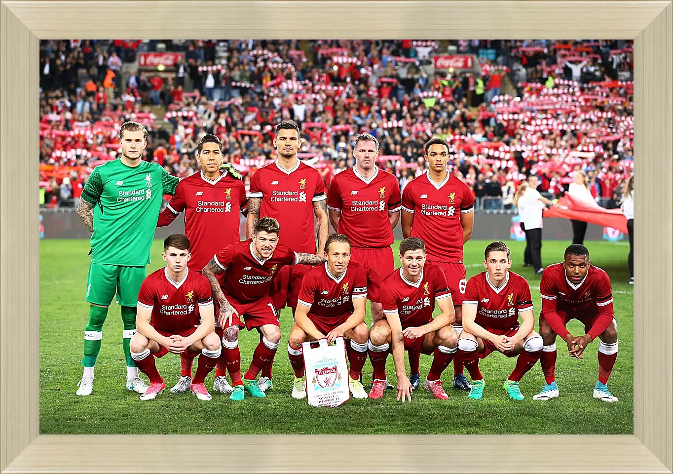 Картина в раме - Фото перед матчем ФК Ливерпуль. FC Liverpool