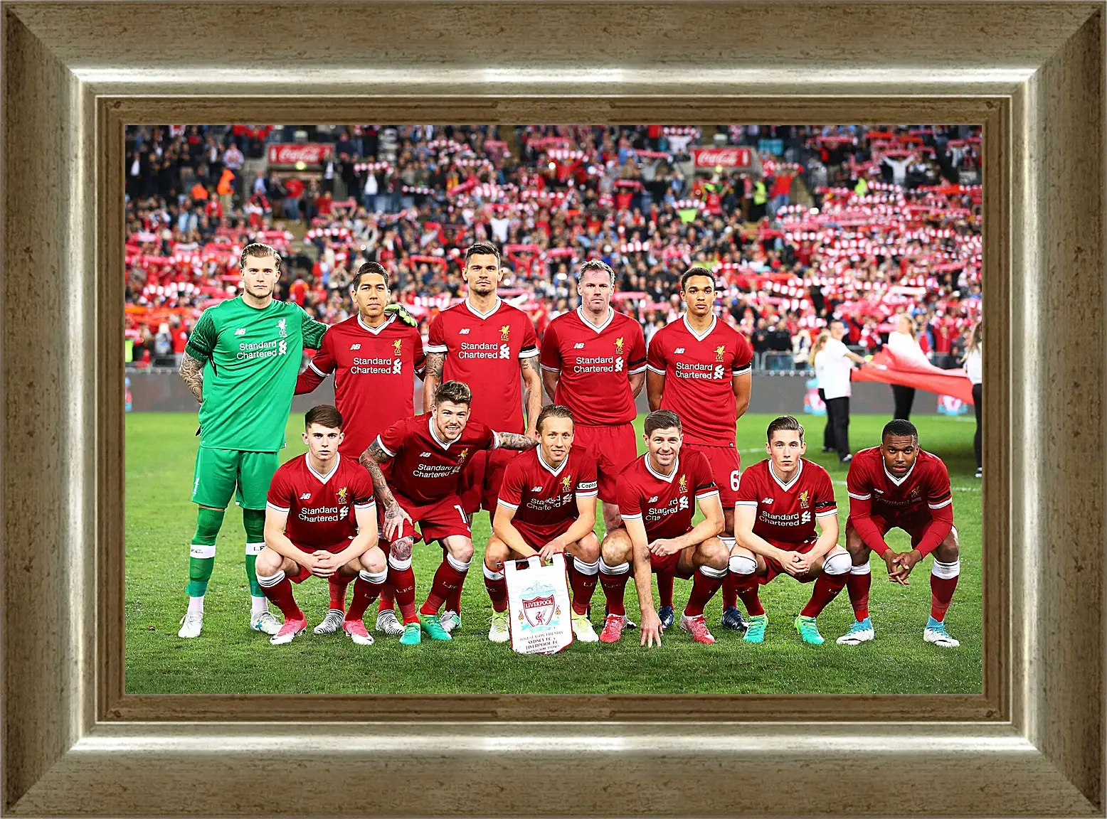 Картина в раме - Фото перед матчем ФК Ливерпуль. FC Liverpool