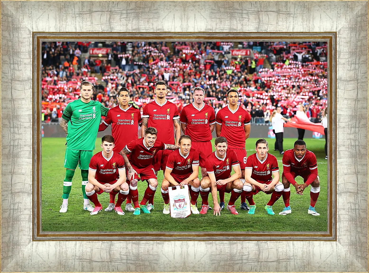 Картина в раме - Фото перед матчем ФК Ливерпуль. FC Liverpool