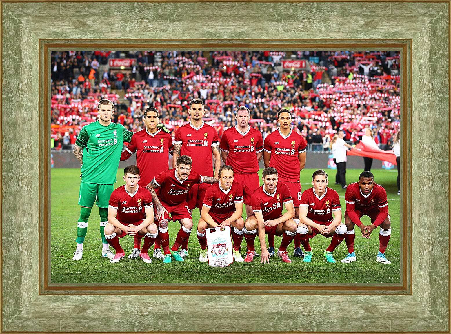 Картина в раме - Фото перед матчем ФК Ливерпуль. FC Liverpool