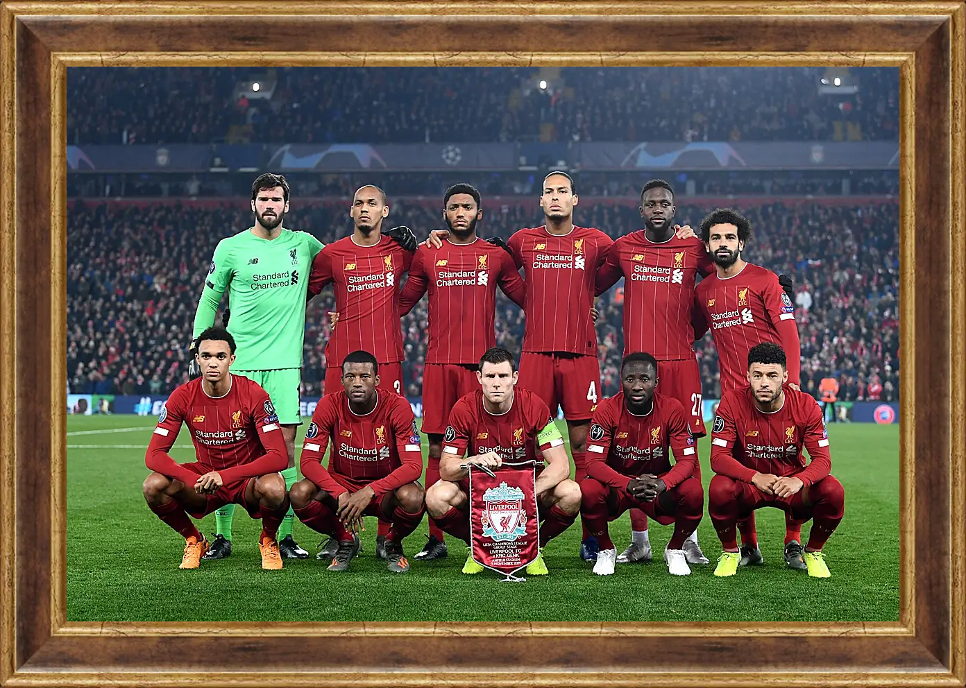 Картина в раме - Фото перед матчем ФК Ливерпуль. FC Liverpool