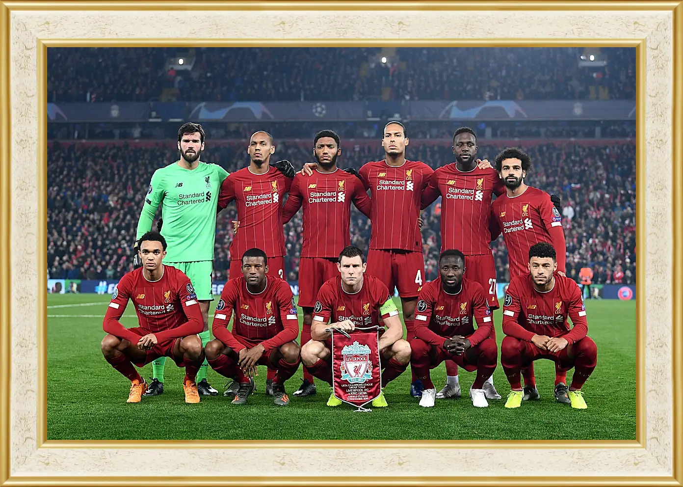 Картина в раме - Фото перед матчем ФК Ливерпуль. FC Liverpool