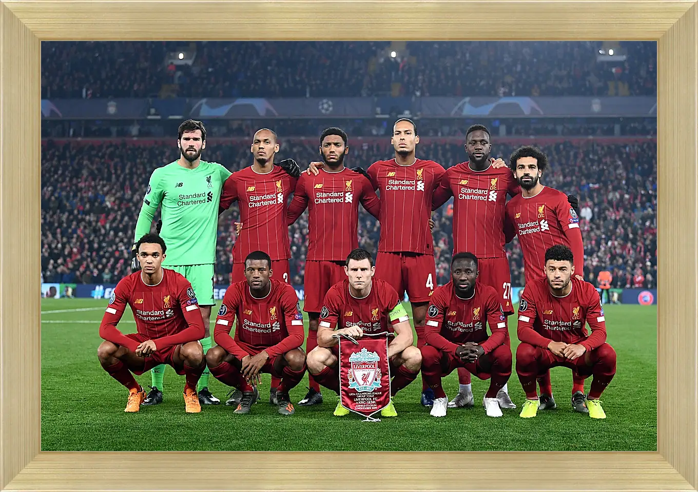 Картина в раме - Фото перед матчем ФК Ливерпуль. FC Liverpool