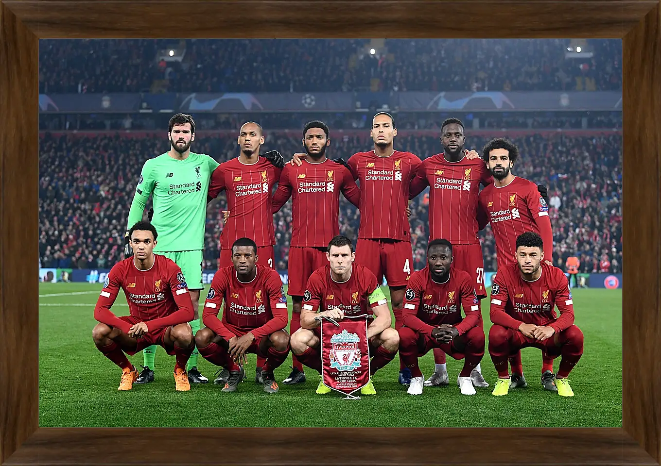 Картина в раме - Фото перед матчем ФК Ливерпуль. FC Liverpool