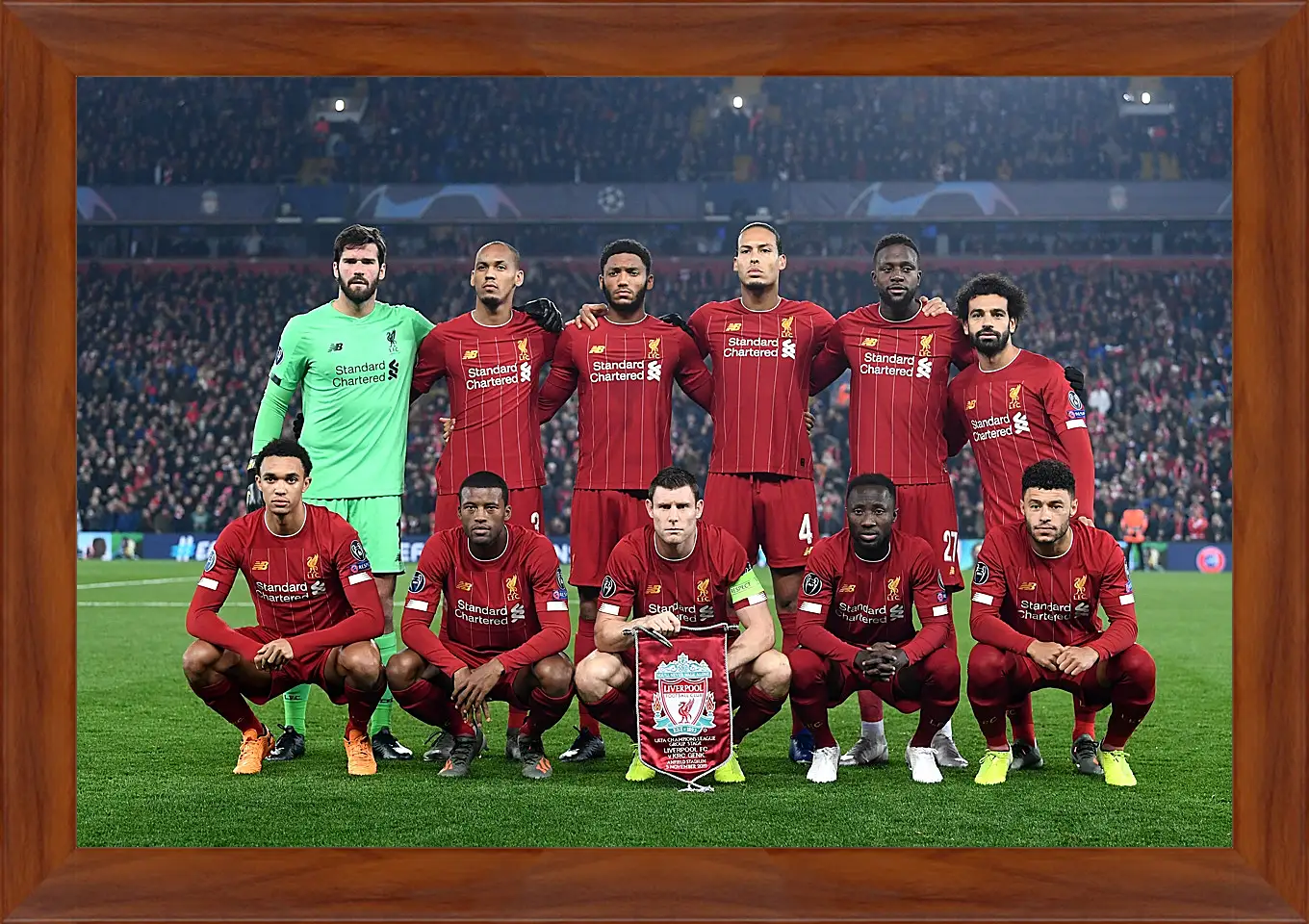 Картина в раме - Фото перед матчем ФК Ливерпуль. FC Liverpool