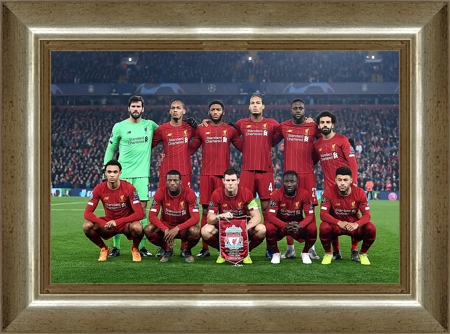 Картина в раме - Фото перед матчем ФК Ливерпуль. FC Liverpool