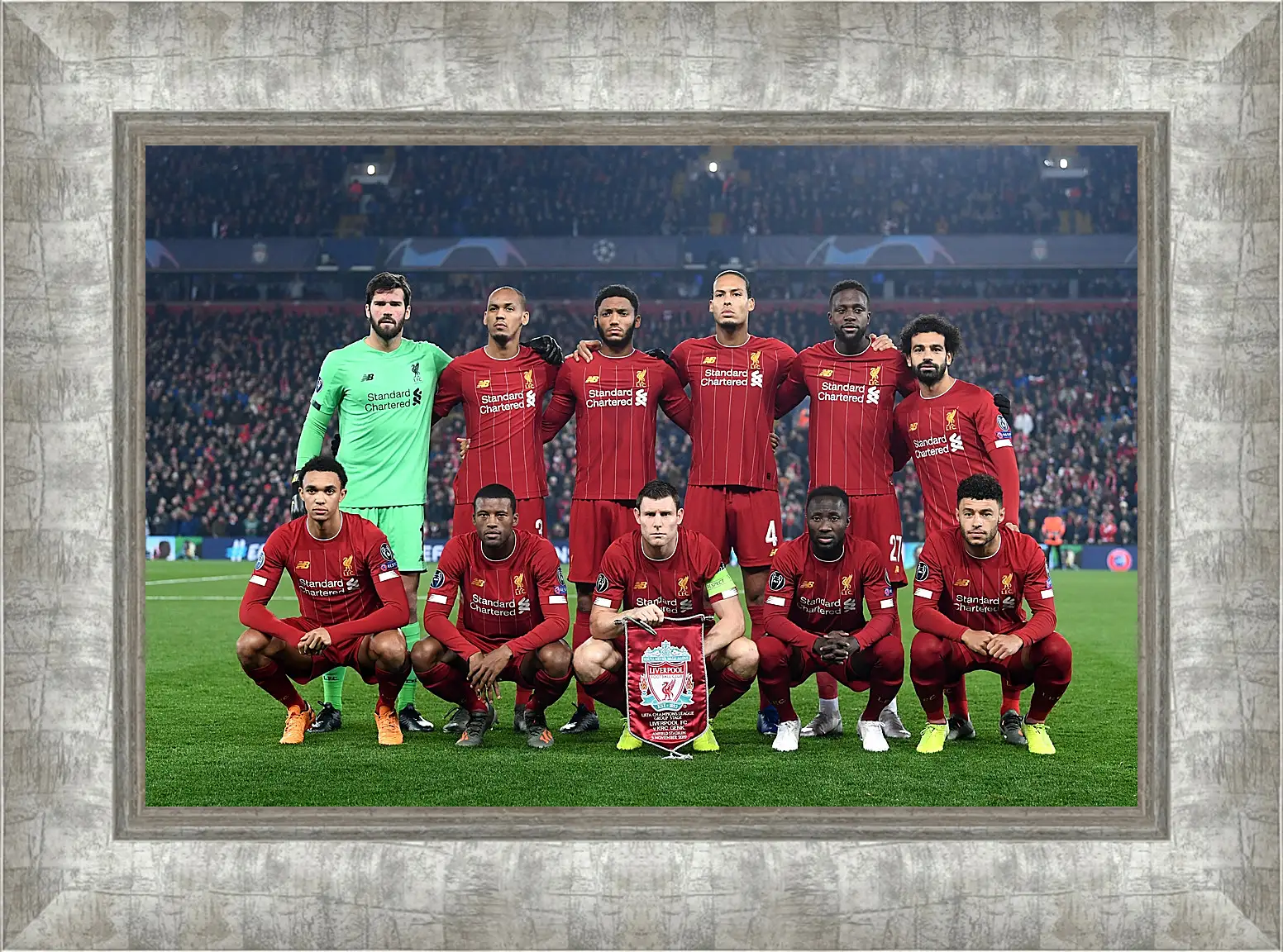 Картина в раме - Фото перед матчем ФК Ливерпуль. FC Liverpool