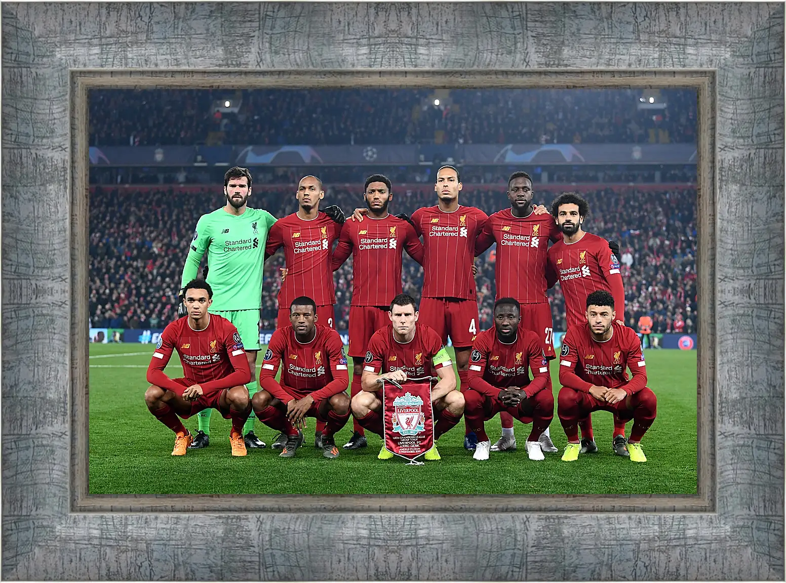 Картина в раме - Фото перед матчем ФК Ливерпуль. FC Liverpool