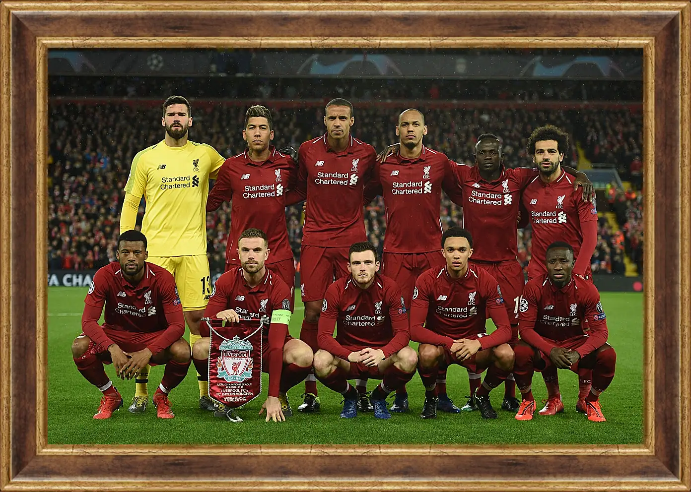 Картина в раме - Фото перед матчем ФК Ливерпуль. FC Liverpool