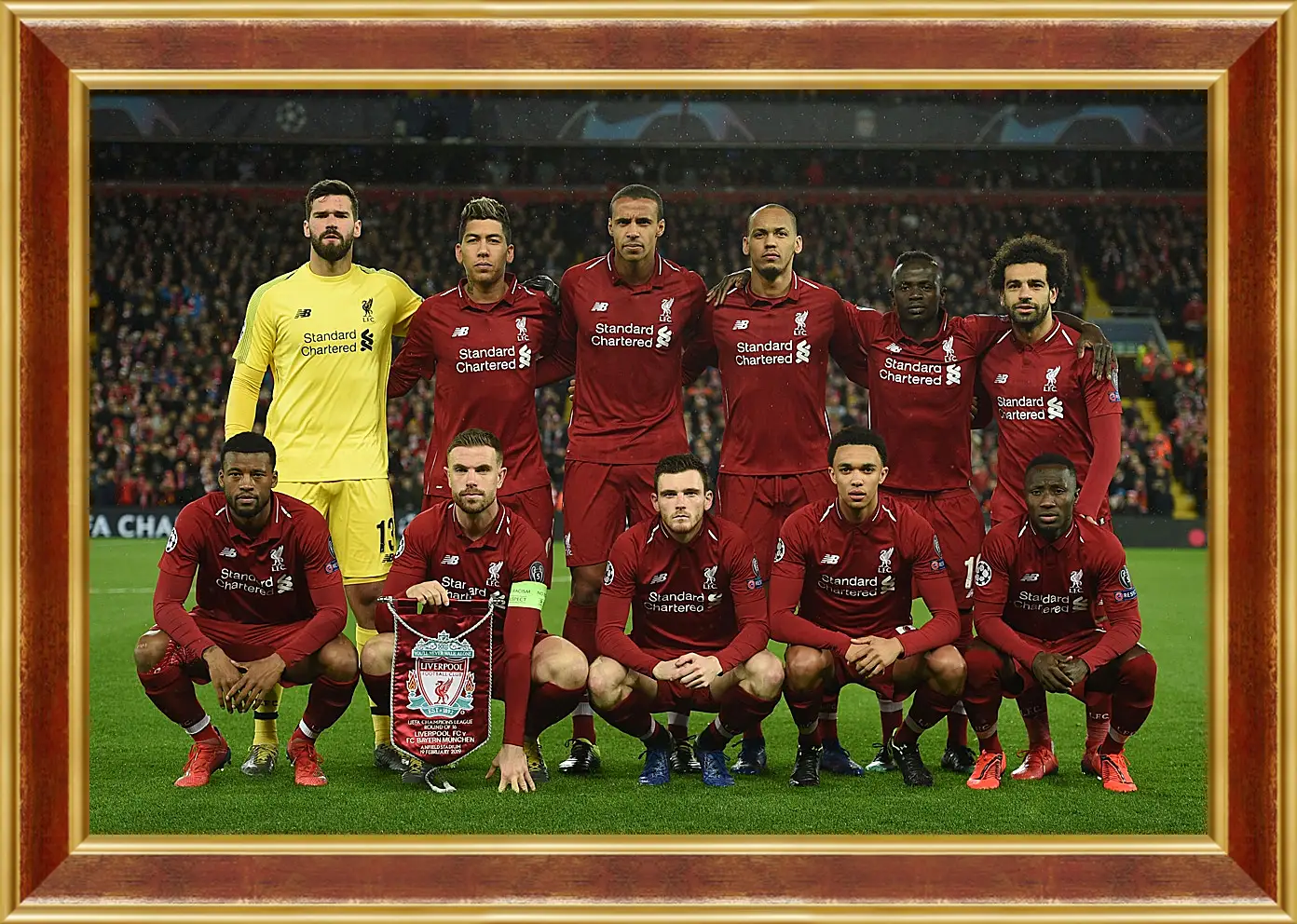 Картина в раме - Фото перед матчем ФК Ливерпуль. FC Liverpool