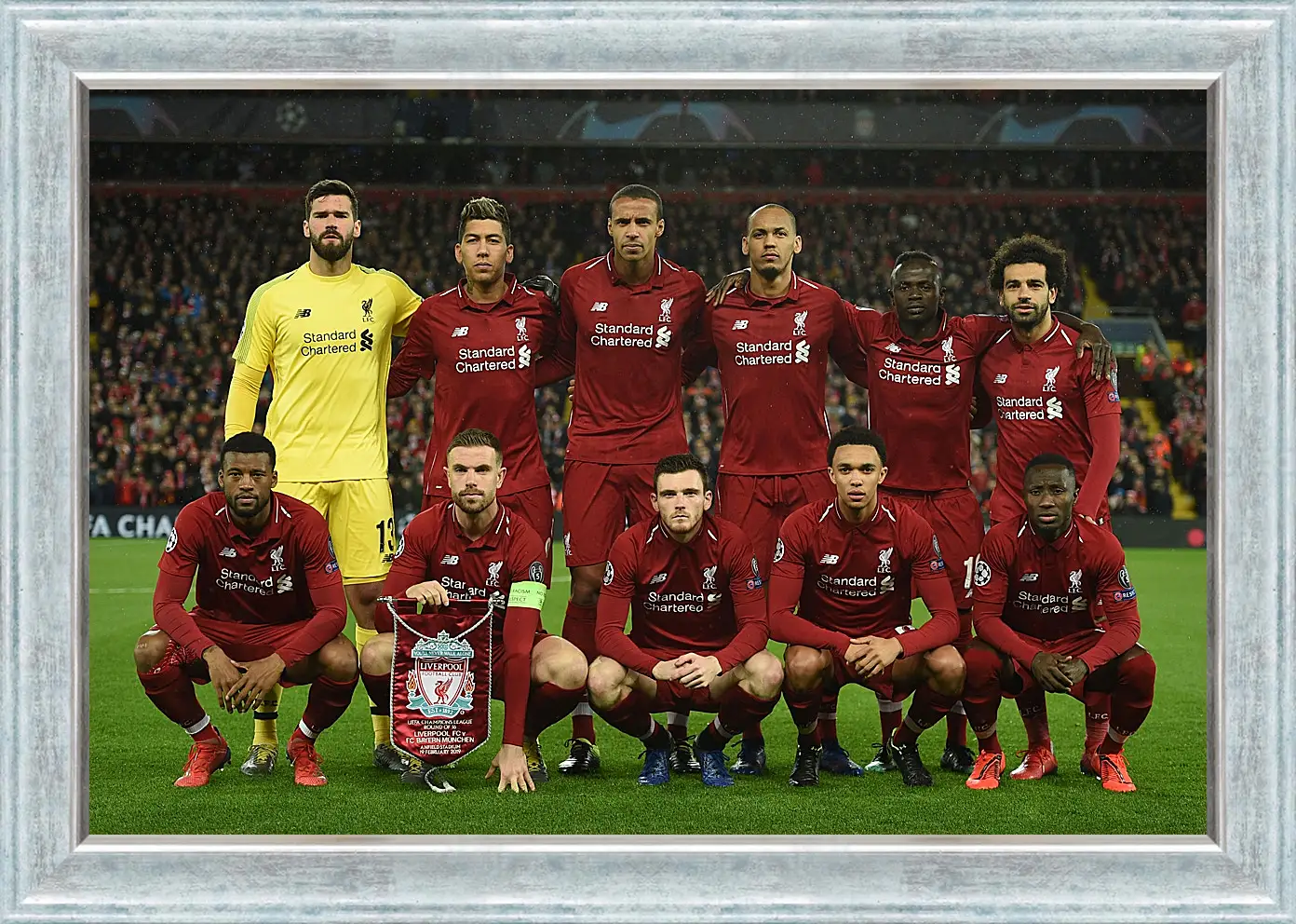 Картина в раме - Фото перед матчем ФК Ливерпуль. FC Liverpool