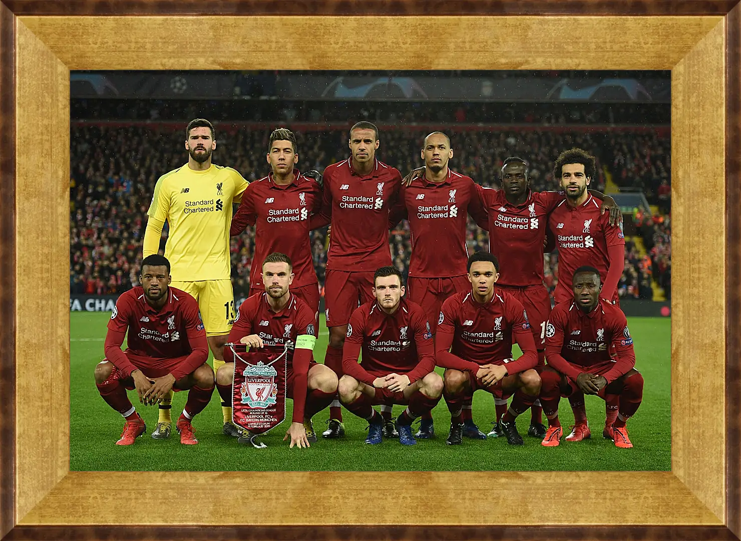 Картина в раме - Фото перед матчем ФК Ливерпуль. FC Liverpool