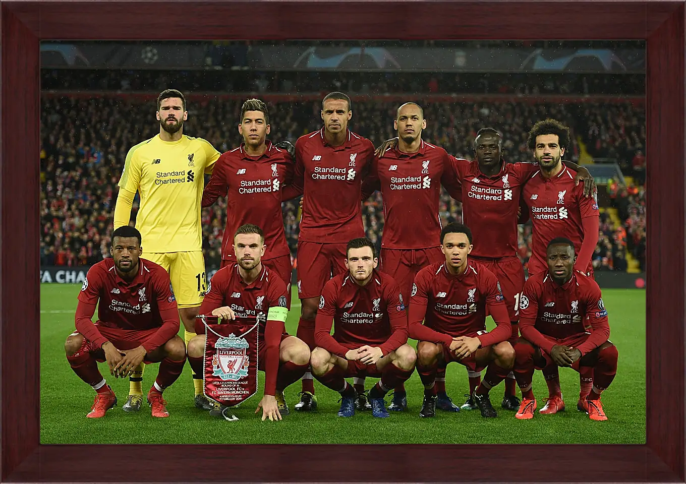 Картина в раме - Фото перед матчем ФК Ливерпуль. FC Liverpool