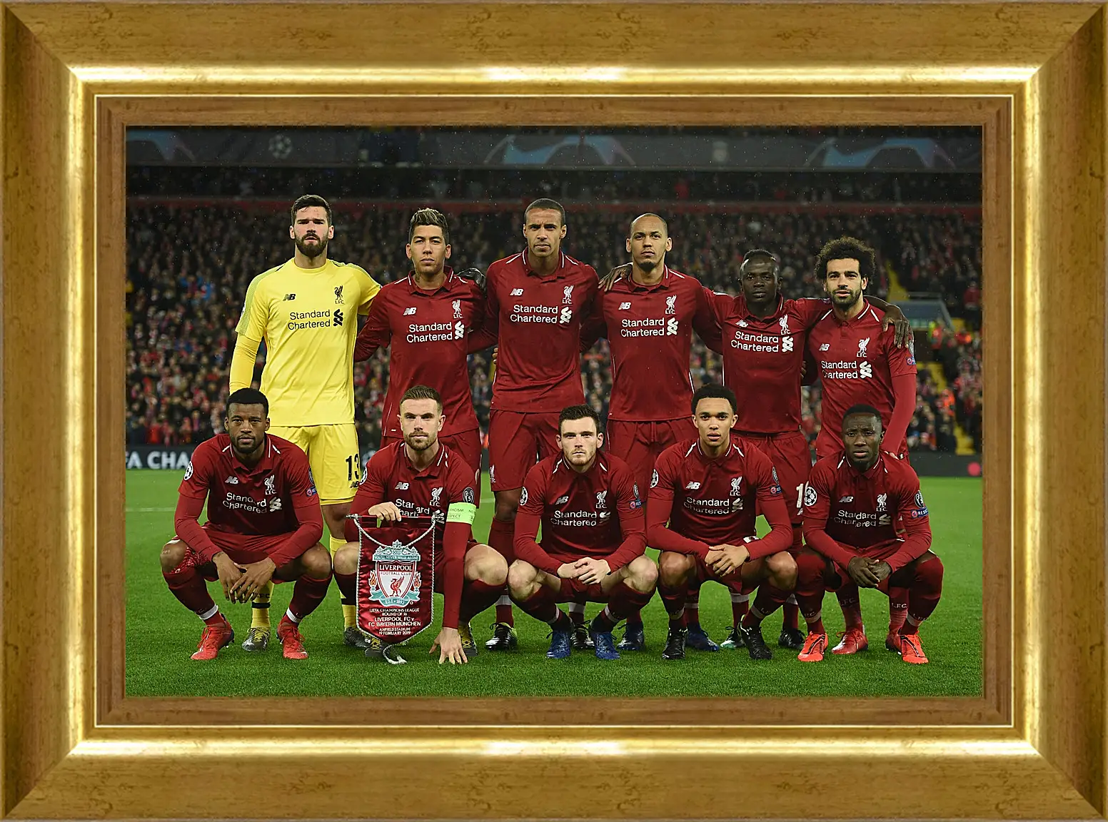 Картина в раме - Фото перед матчем ФК Ливерпуль. FC Liverpool