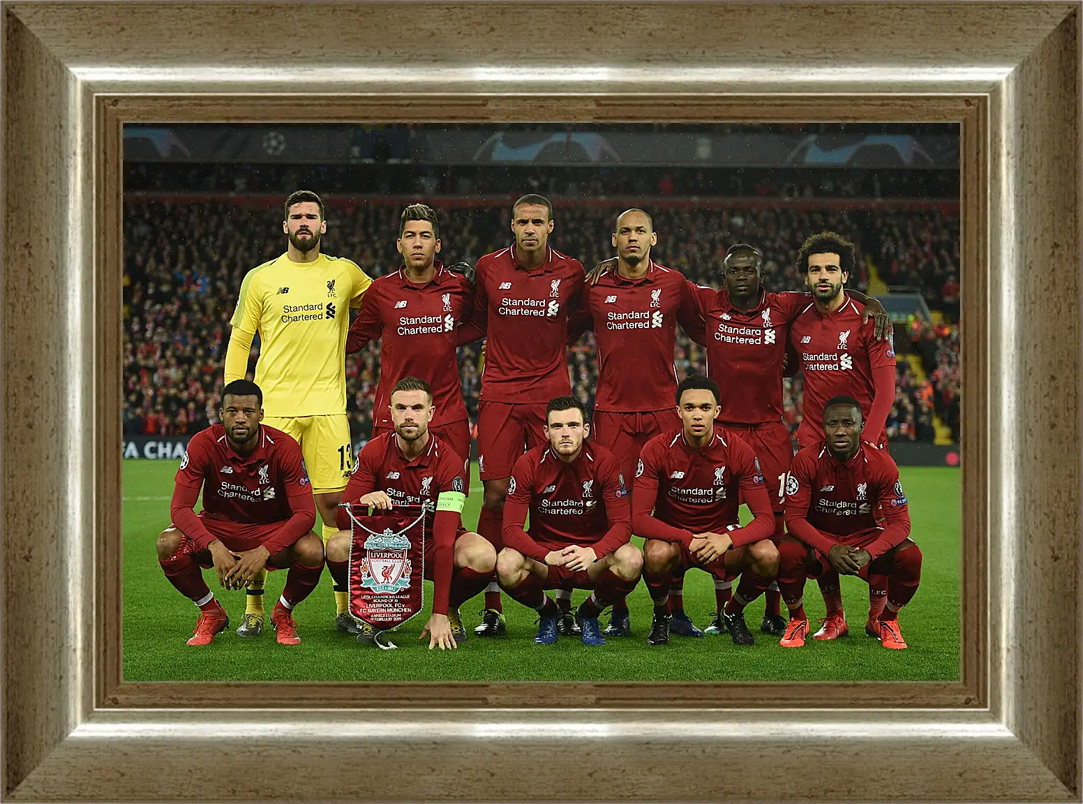 Картина в раме - Фото перед матчем ФК Ливерпуль. FC Liverpool