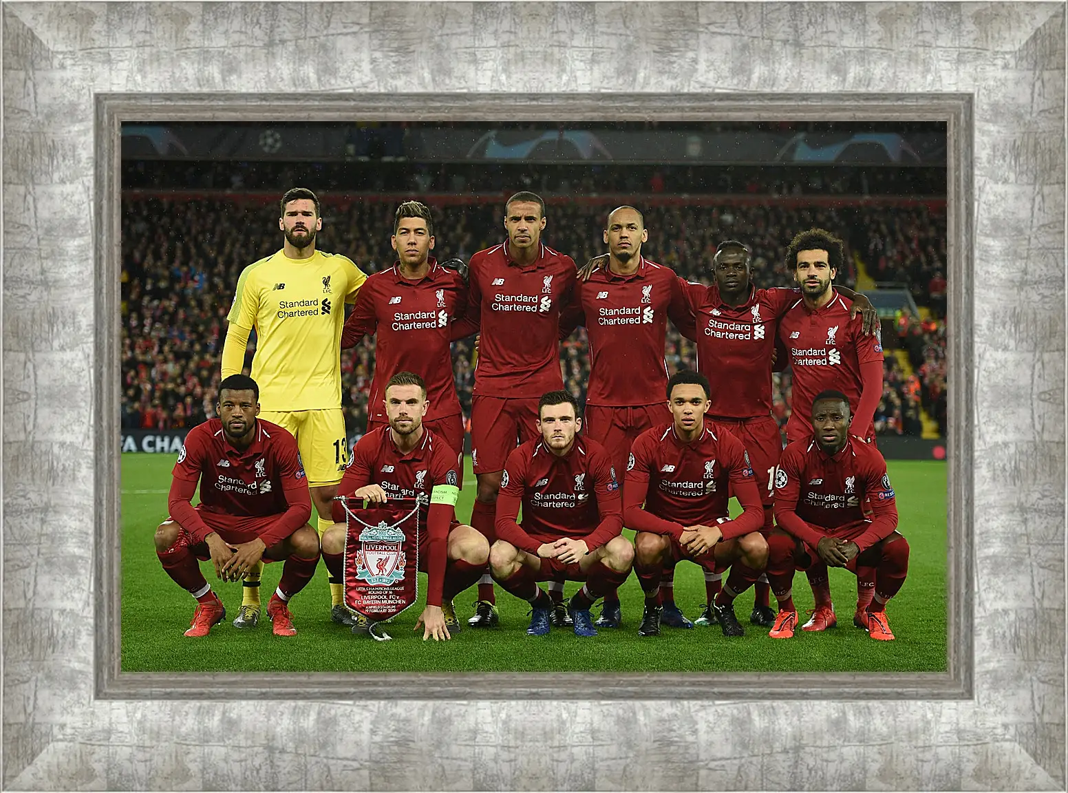 Картина в раме - Фото перед матчем ФК Ливерпуль. FC Liverpool