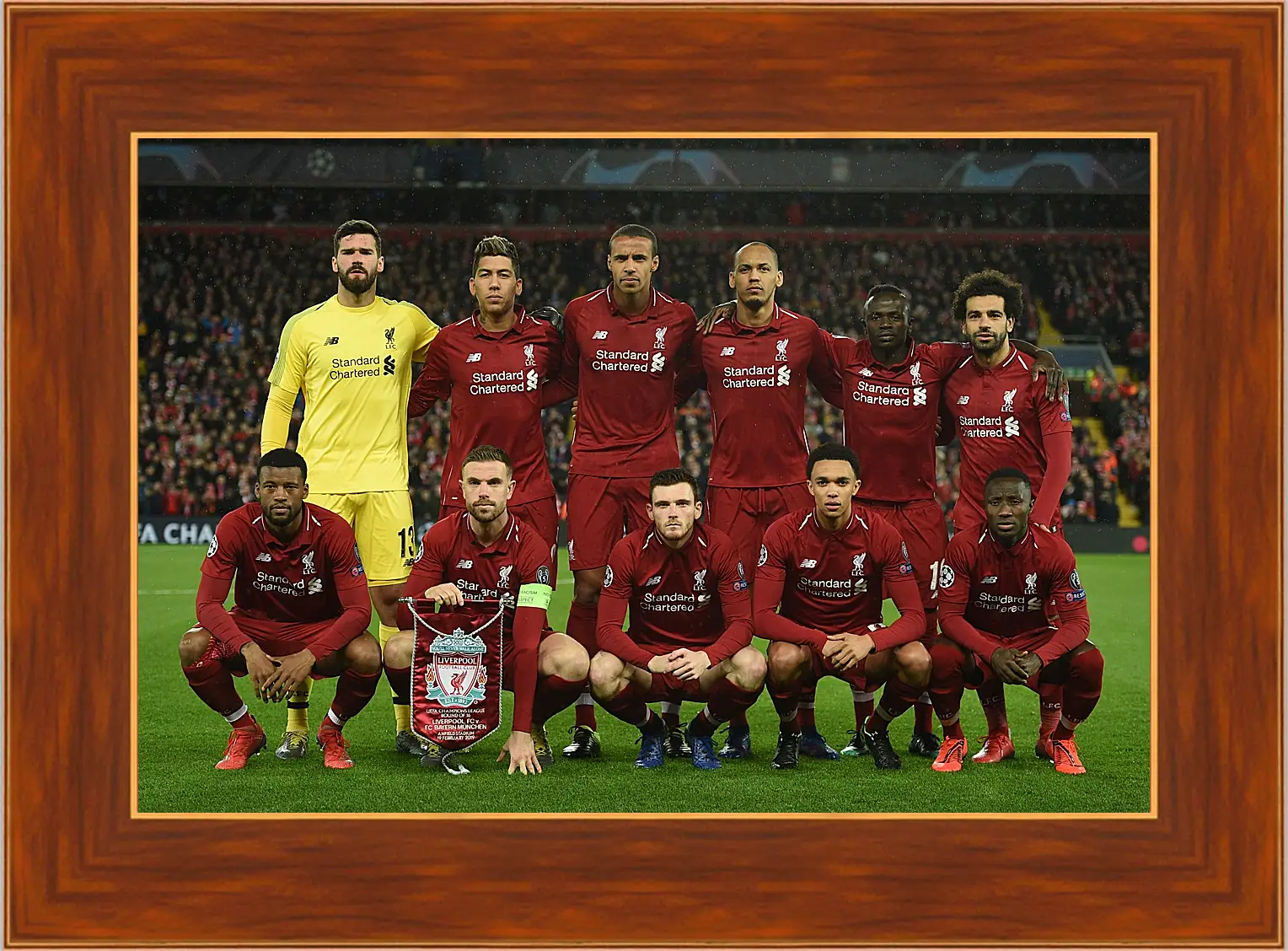 Картина в раме - Фото перед матчем ФК Ливерпуль. FC Liverpool