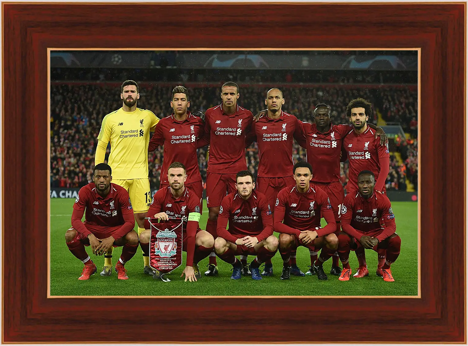 Картина в раме - Фото перед матчем ФК Ливерпуль. FC Liverpool