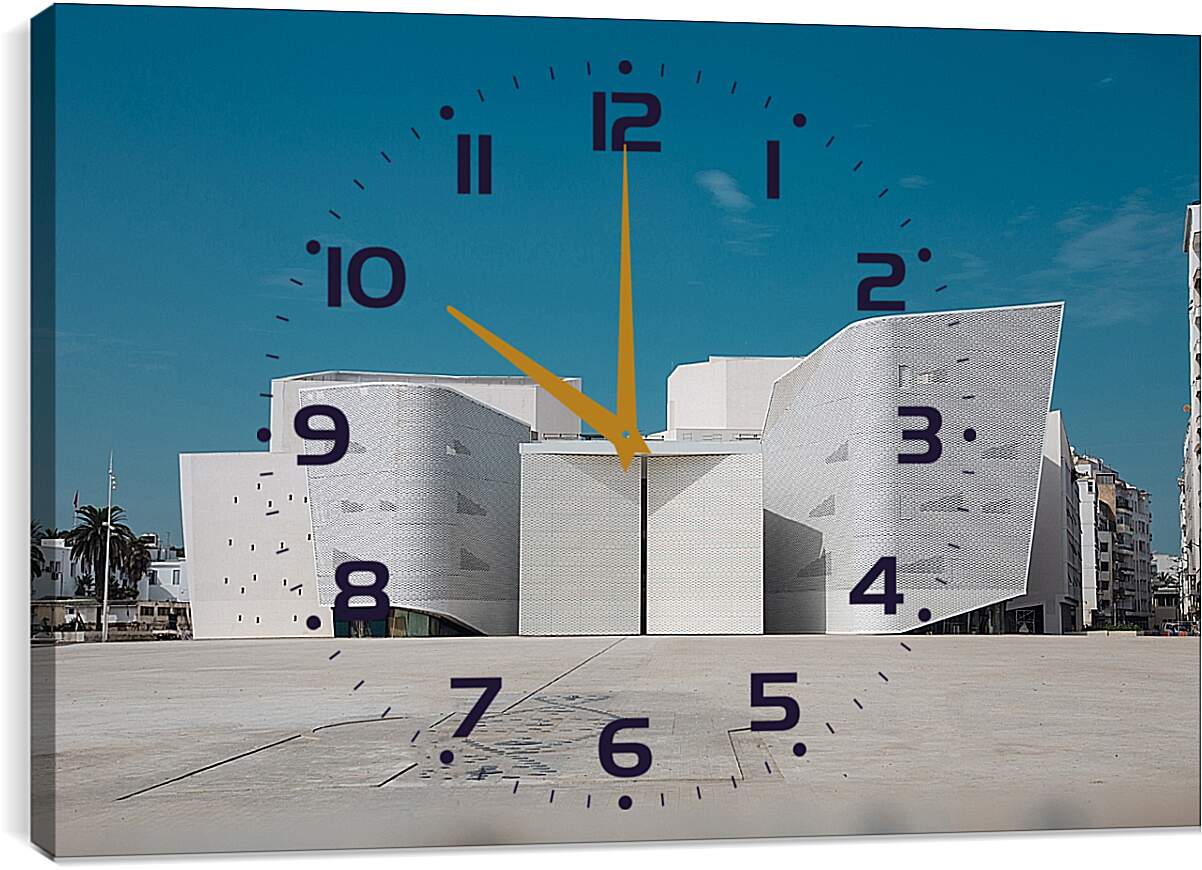 Часы картина - Касабланкский большой театр. Марокко