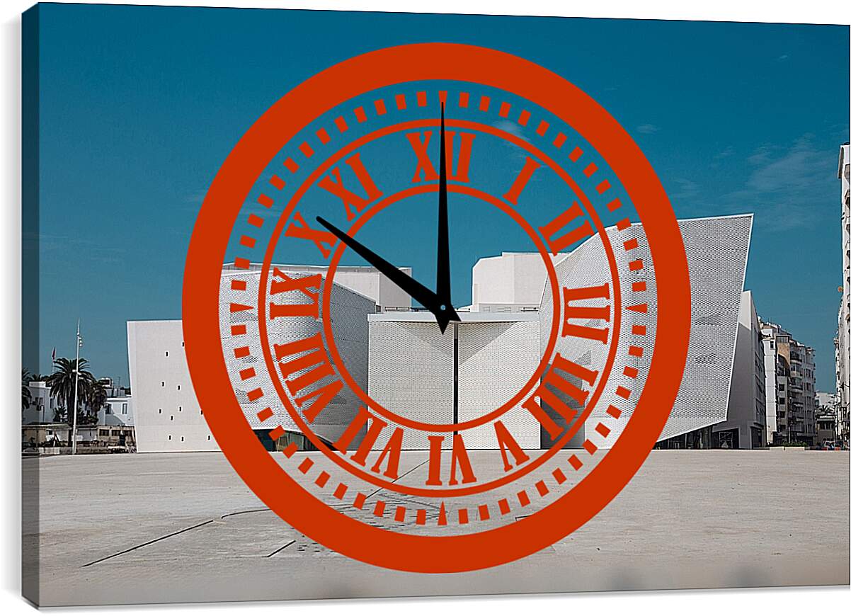 Часы картина - Касабланкский большой театр. Марокко