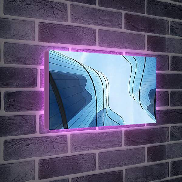 Лайтбокс световая панель - Время и стекло 1