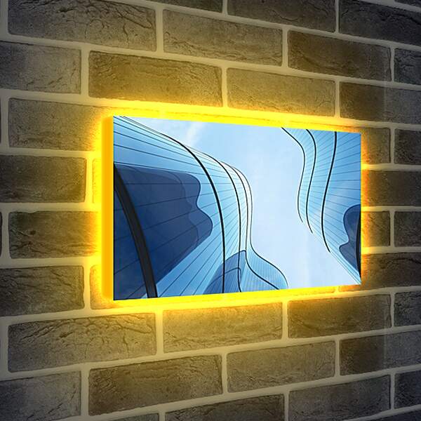 Лайтбокс световая панель - Время и стекло 1