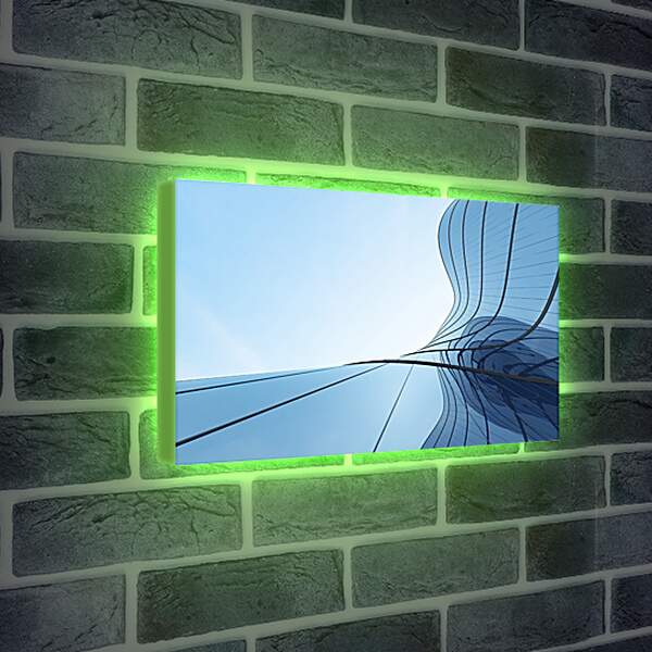 Лайтбокс световая панель - Время и стекло 2