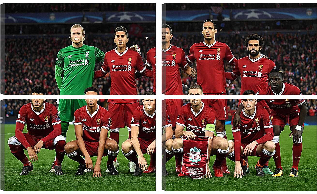 Модульная картина - Фото перед матчем ФК Ливерпуль. FC Liverpool