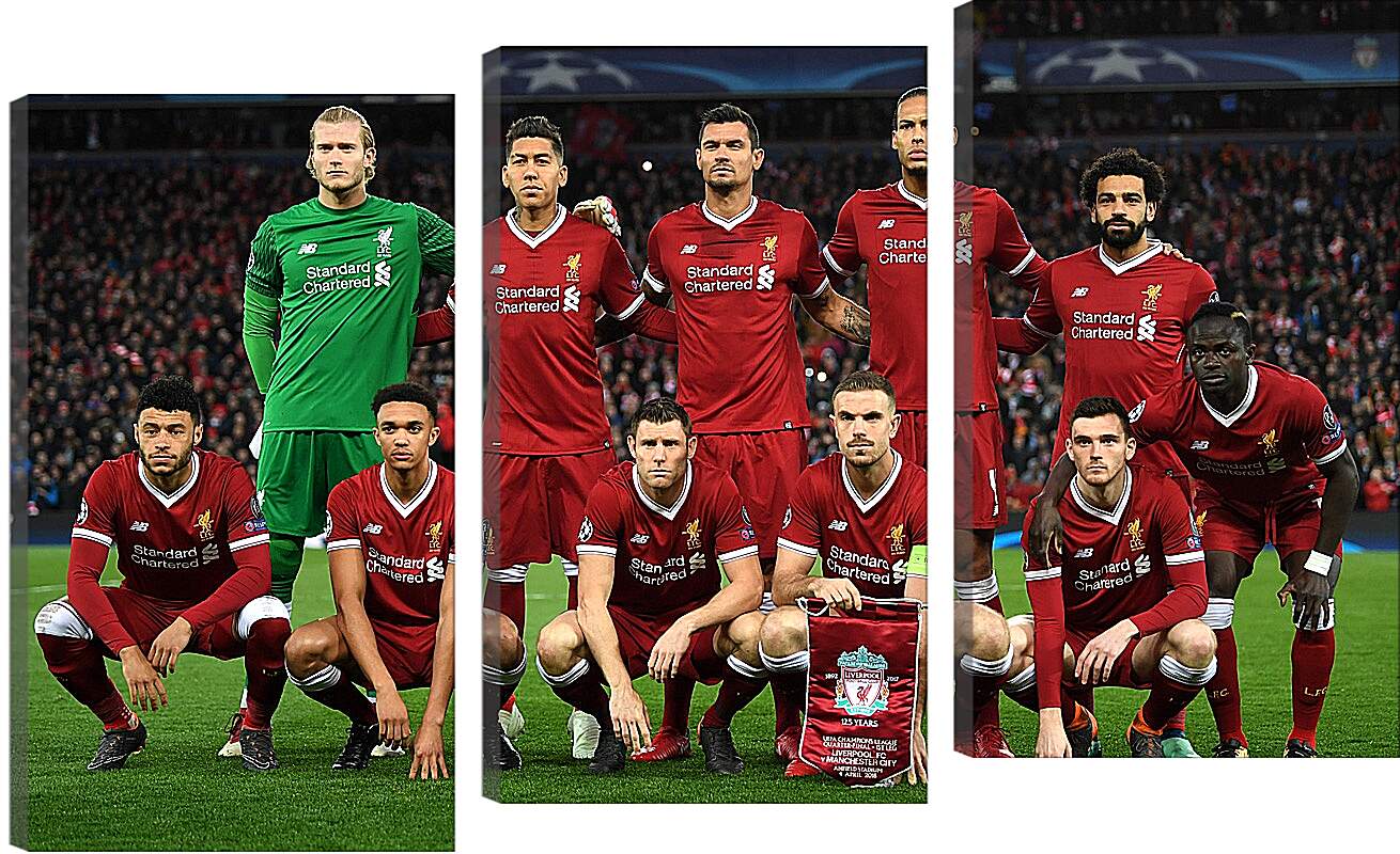 Модульная картина - Фото перед матчем ФК Ливерпуль. FC Liverpool