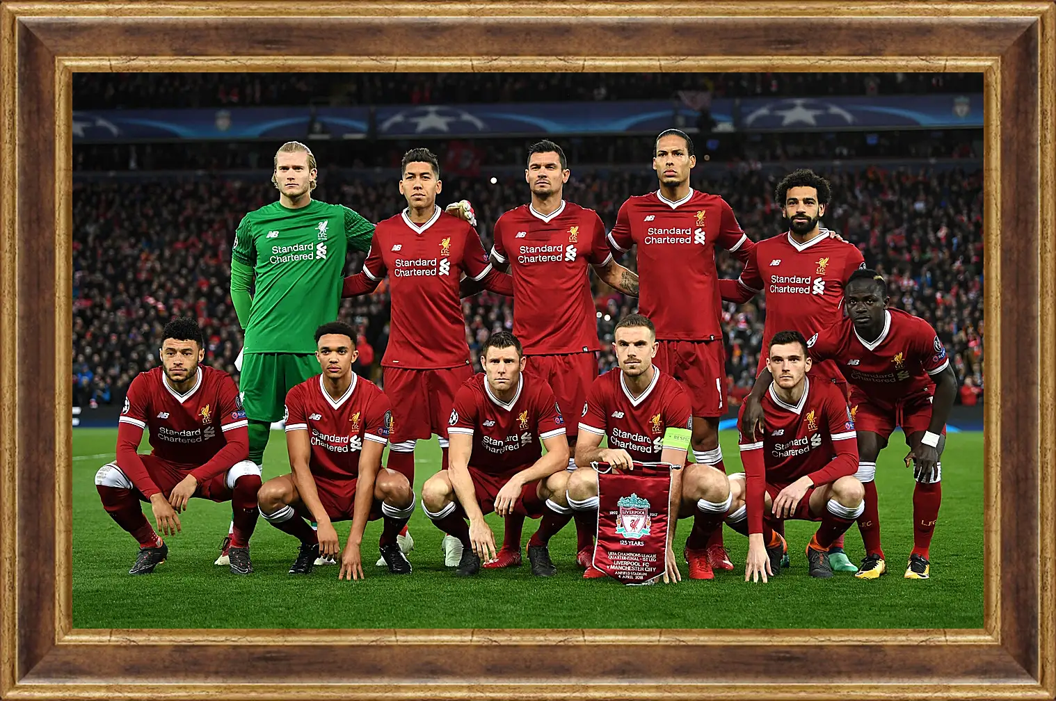 Картина в раме - Фото перед матчем ФК Ливерпуль. FC Liverpool