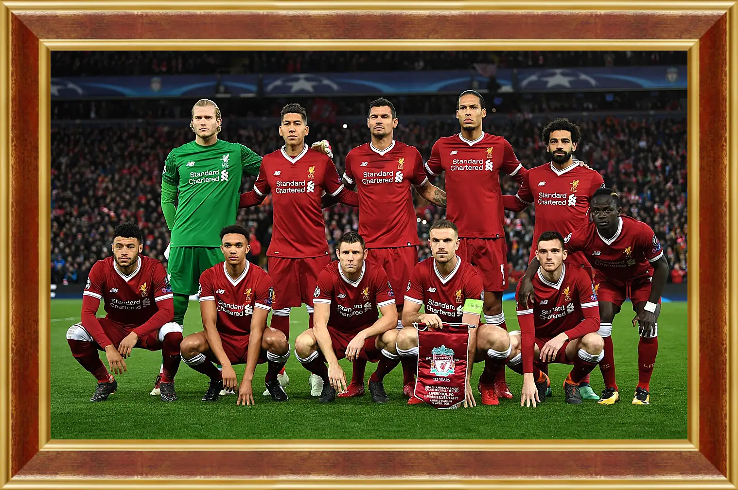 Картина в раме - Фото перед матчем ФК Ливерпуль. FC Liverpool