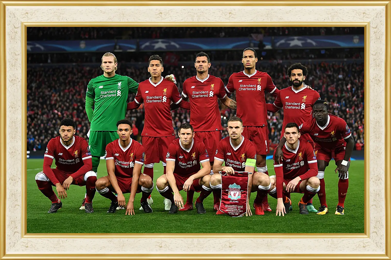 Картина в раме - Фото перед матчем ФК Ливерпуль. FC Liverpool