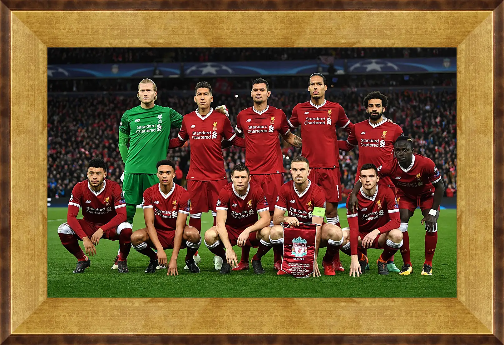 Картина в раме - Фото перед матчем ФК Ливерпуль. FC Liverpool