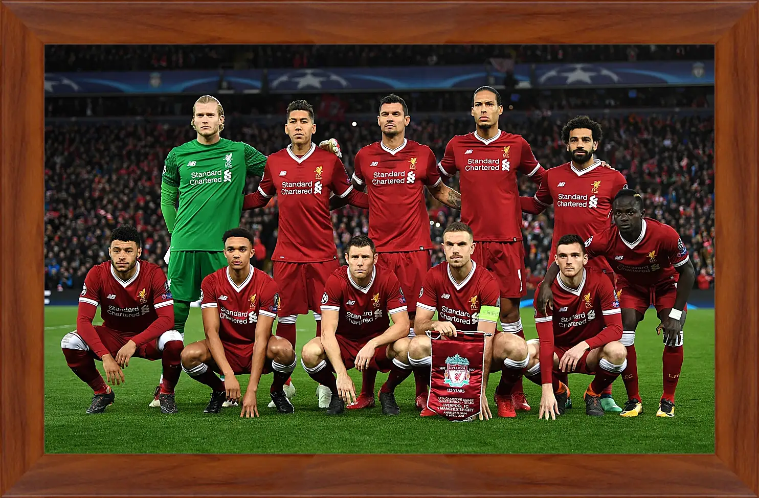 Картина в раме - Фото перед матчем ФК Ливерпуль. FC Liverpool