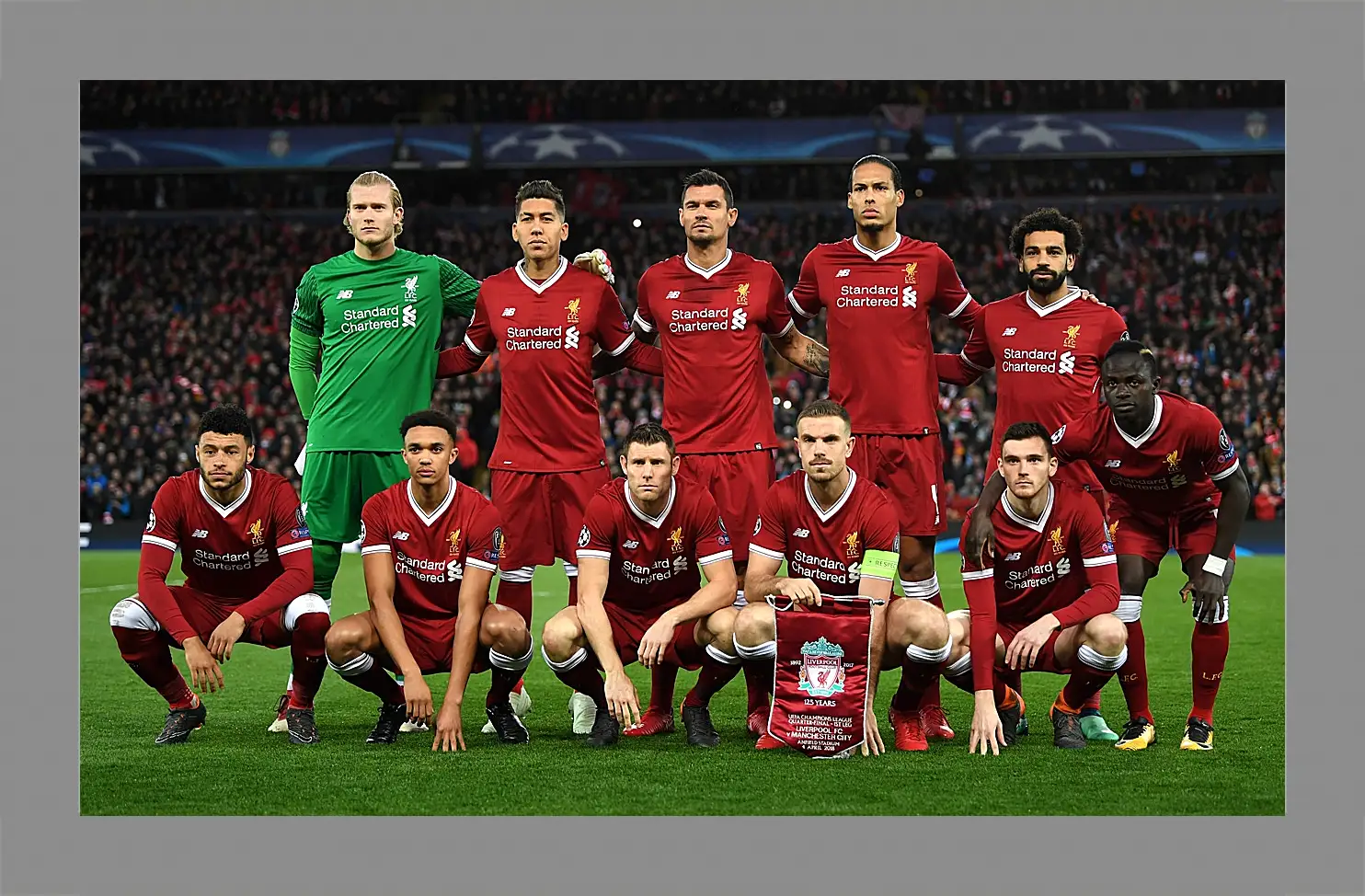 Картина в раме - Фото перед матчем ФК Ливерпуль. FC Liverpool